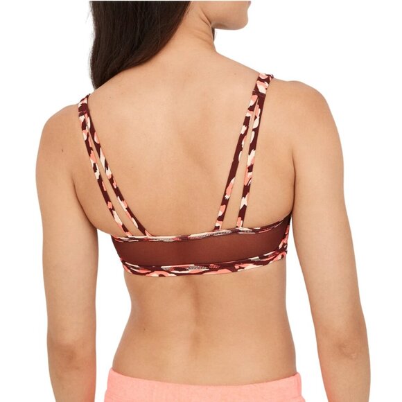 Offline By Aerie Medium Support Stretch Bra Leopard Print Size L - Picture 2 of 6